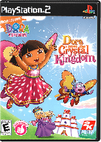 Dora the Explorer: Dora Saves the Crystal Kingdom Playstation 2  box art